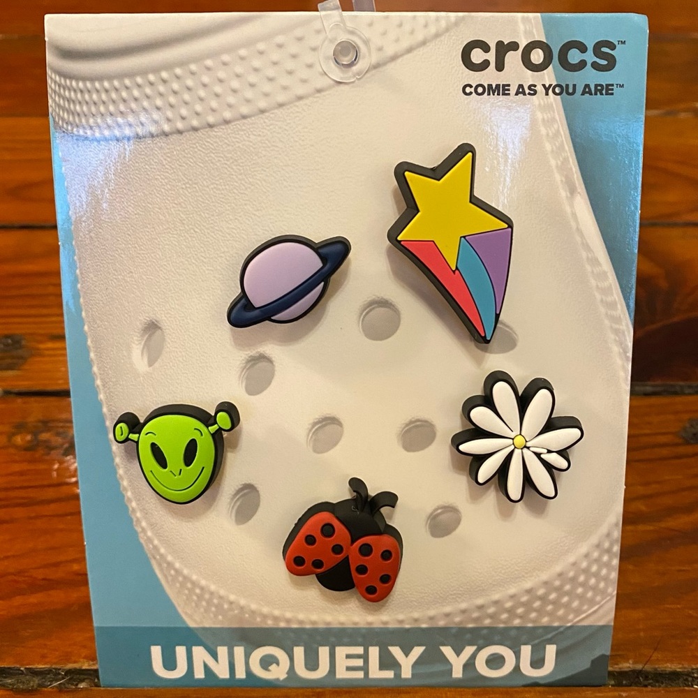 Crocs Come As You Are Uniquely You Jibbitz Kids Mix Charms 5 Pcs NWT
